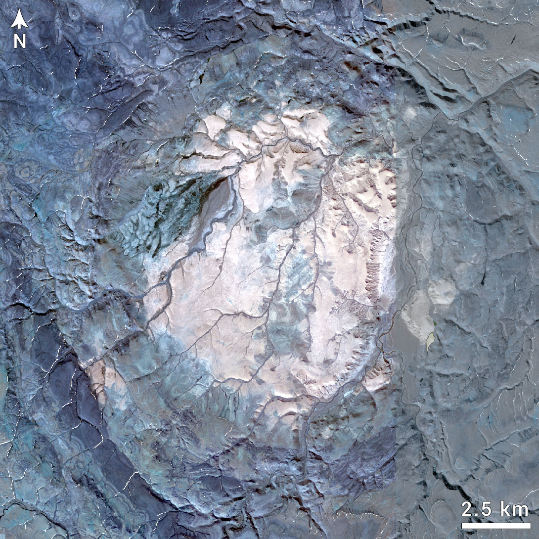 Planet RapidEye View of Haughton Crater