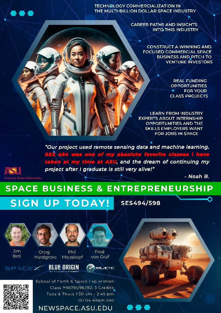 Space Business & Entrepreneurship Returns in Fall 2023 With a Cadre of Industry Speakers