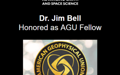 Congratulating Honoree Jim Bell and the 2024 Class of AGU Fellows